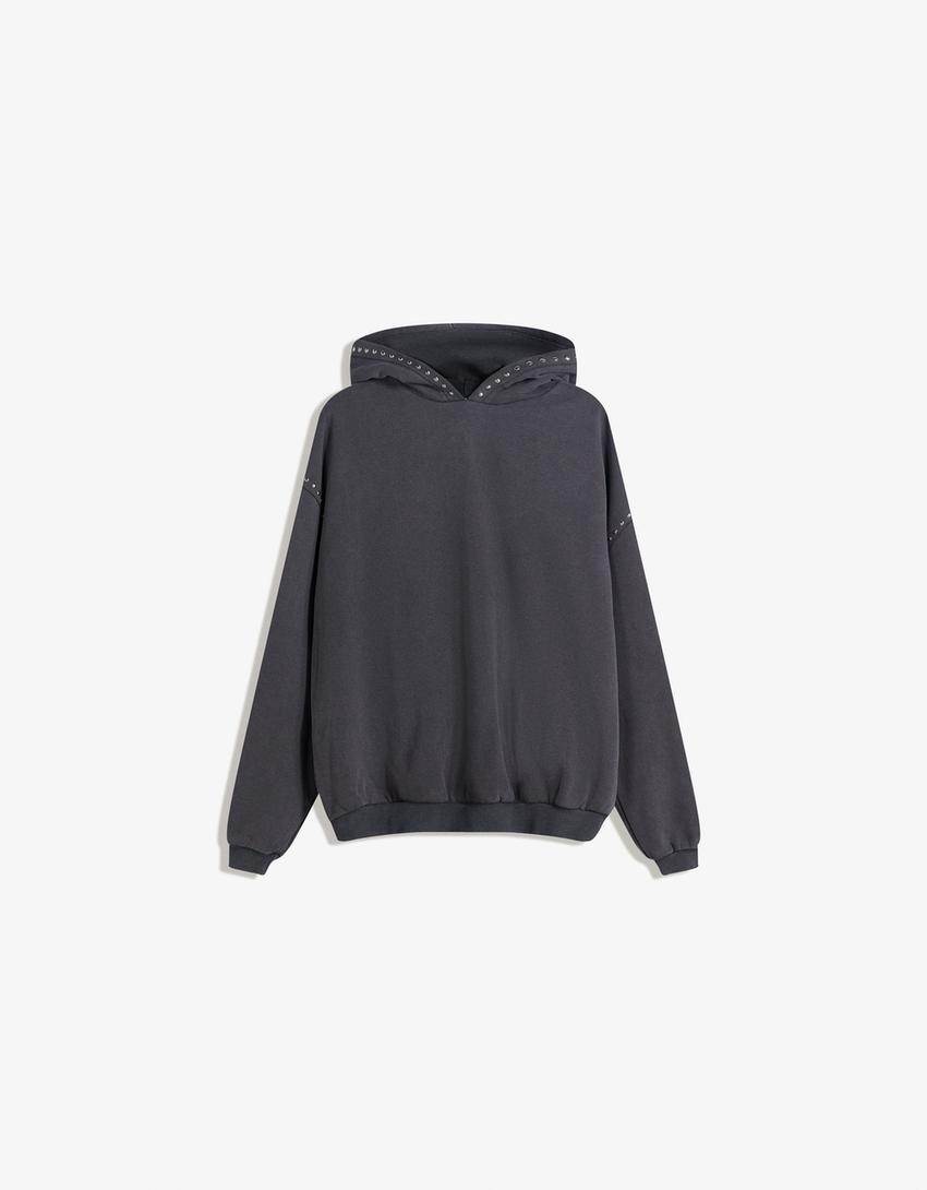 The Studded Detail Hoodie