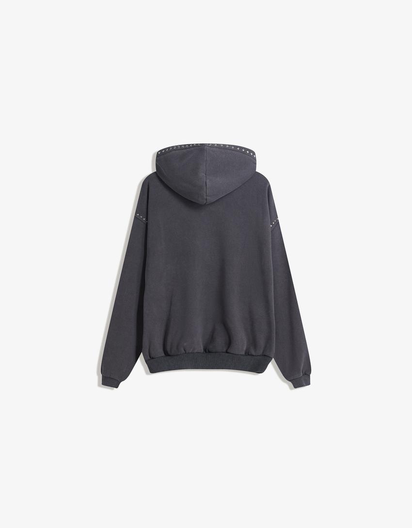 The Studded Detail Hoodie
