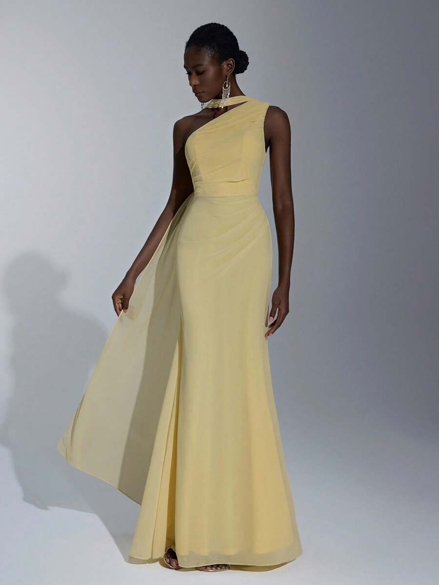 SELENA | ONE-SHOULDER BODYCON DRESS