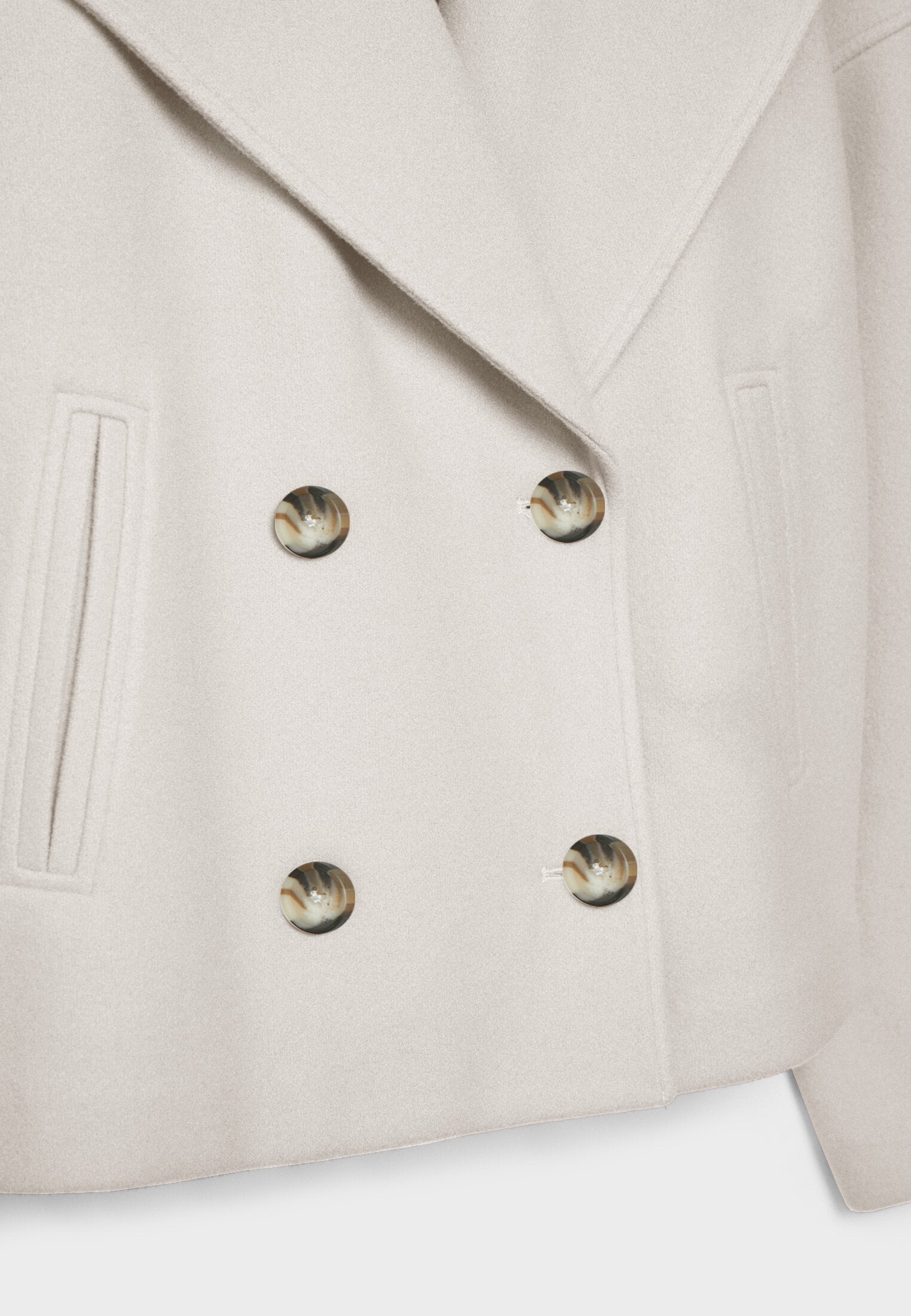 Olivia - Chique Double Breasted Cropped Jacket