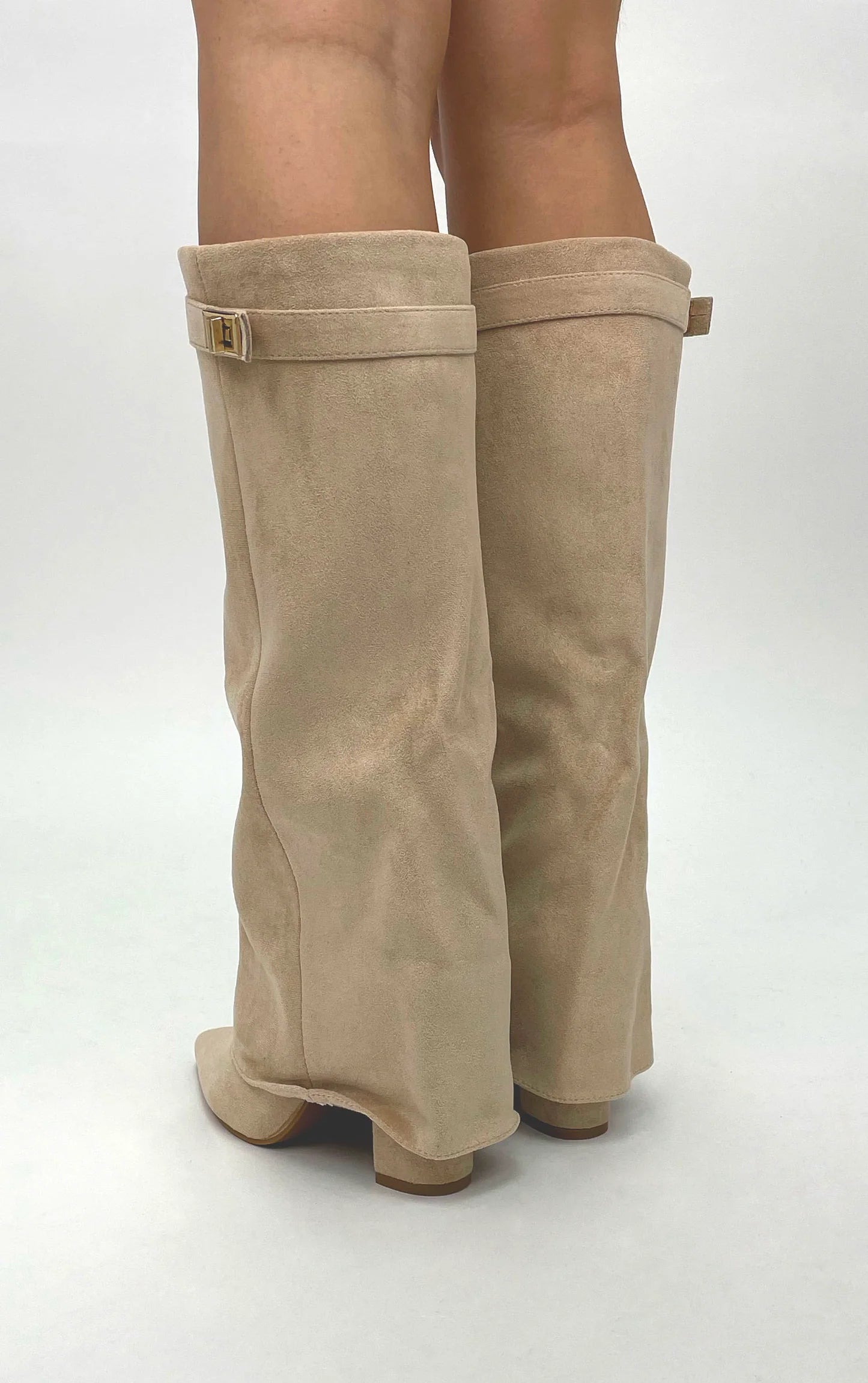 Suede Shark Boots