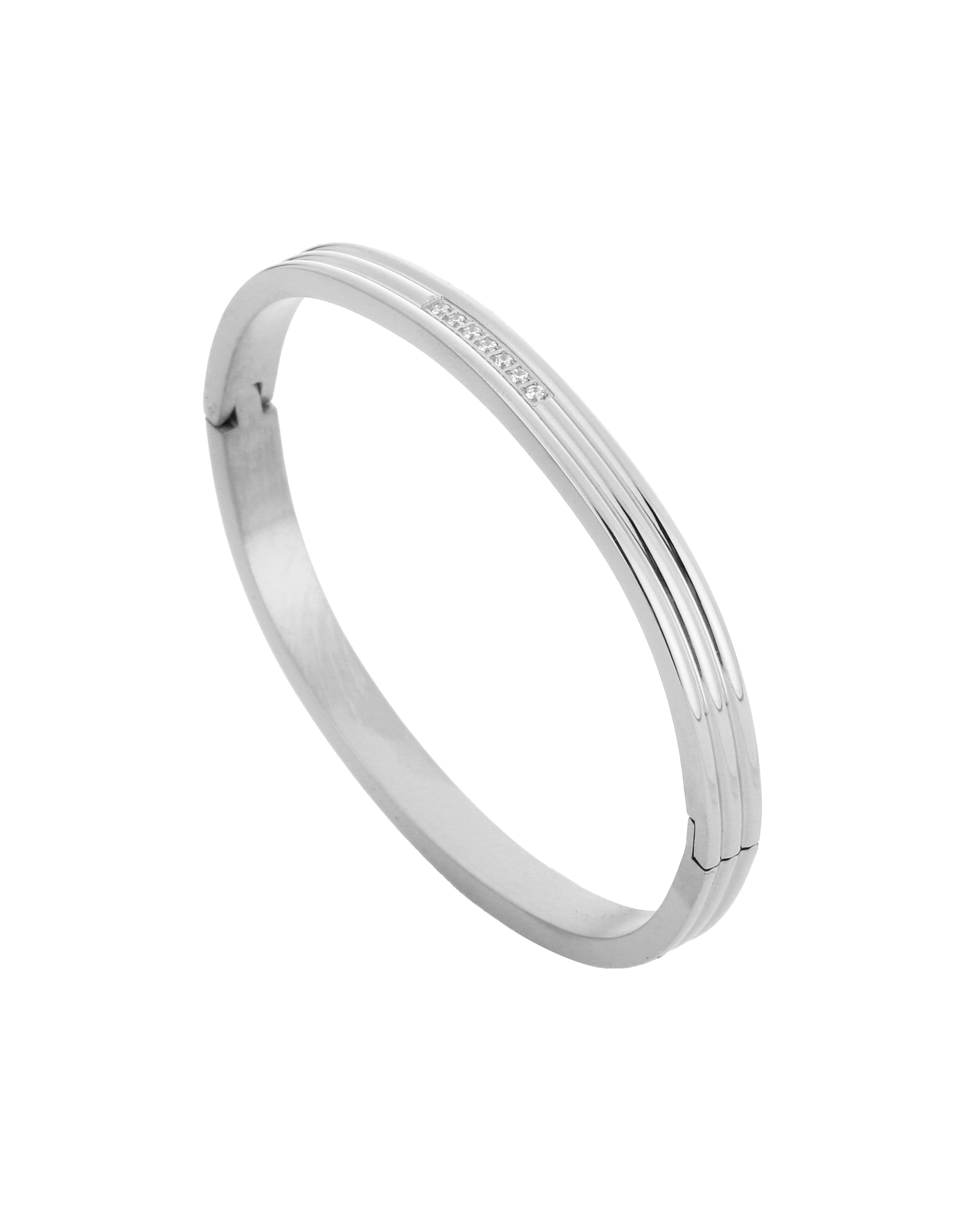 Rhinestone bracelet - Silver