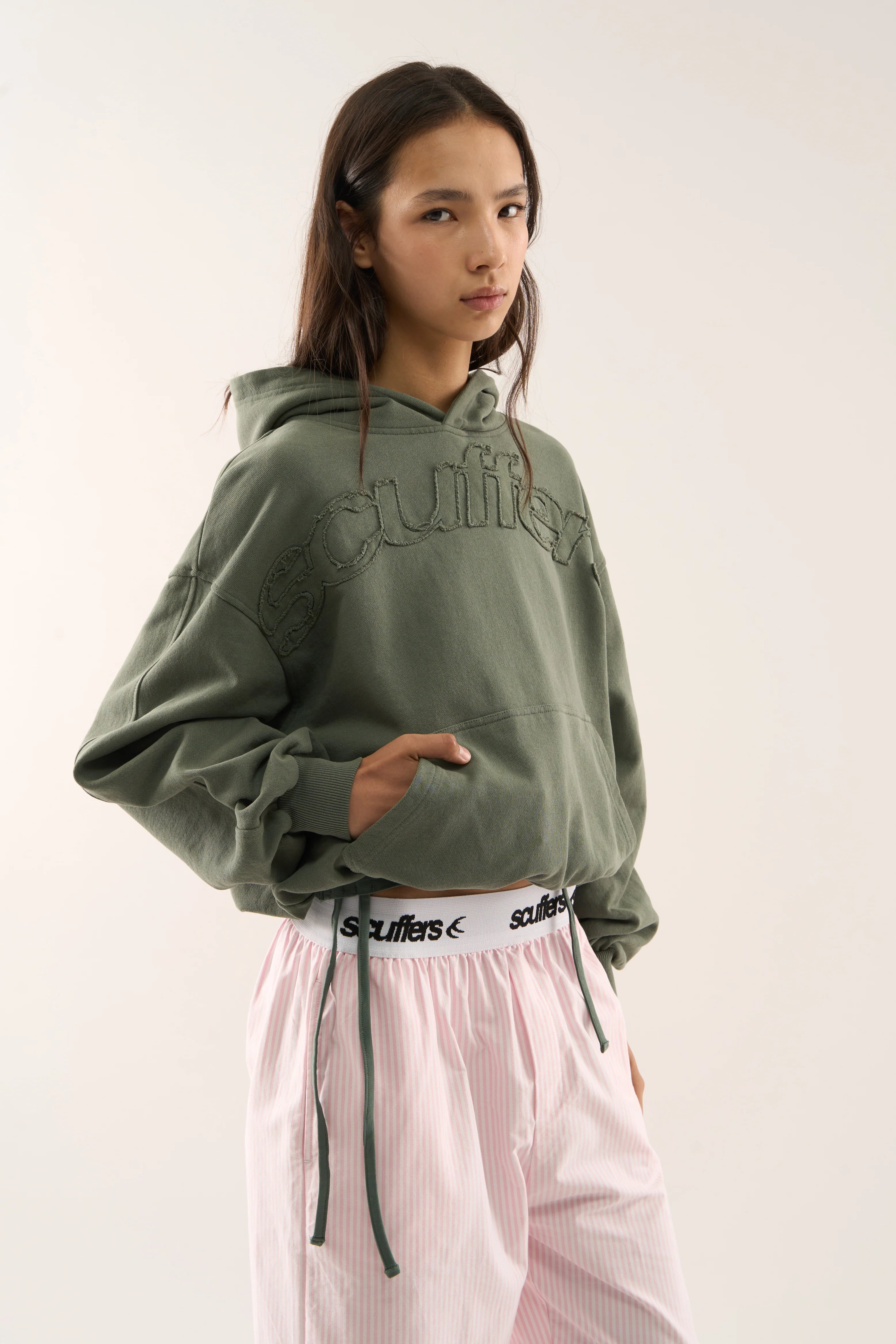 Raw Textured Hoodie