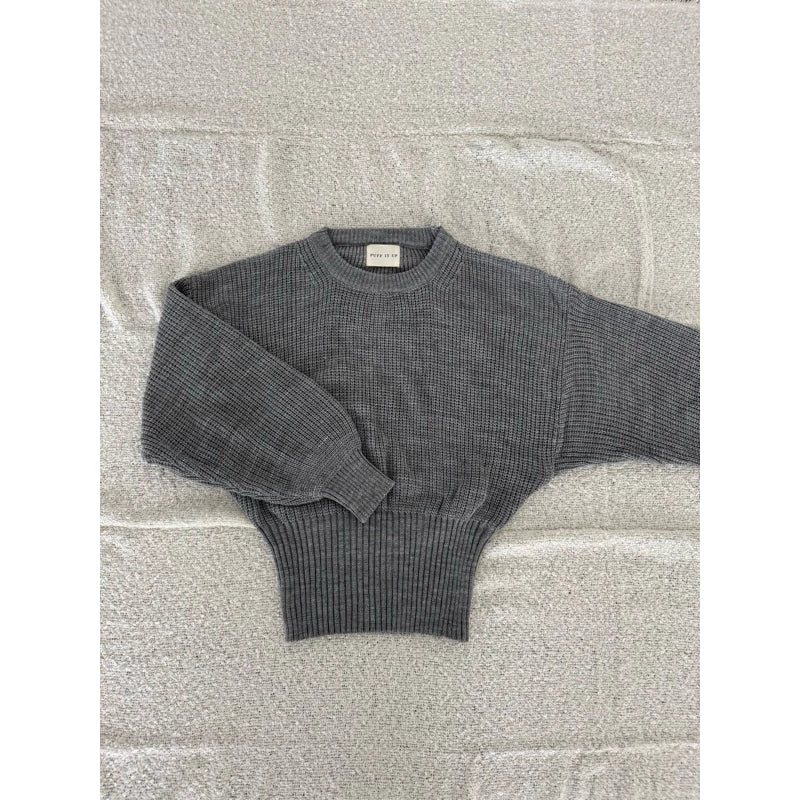 Issa | Puffy Sleeve Knit Sweater