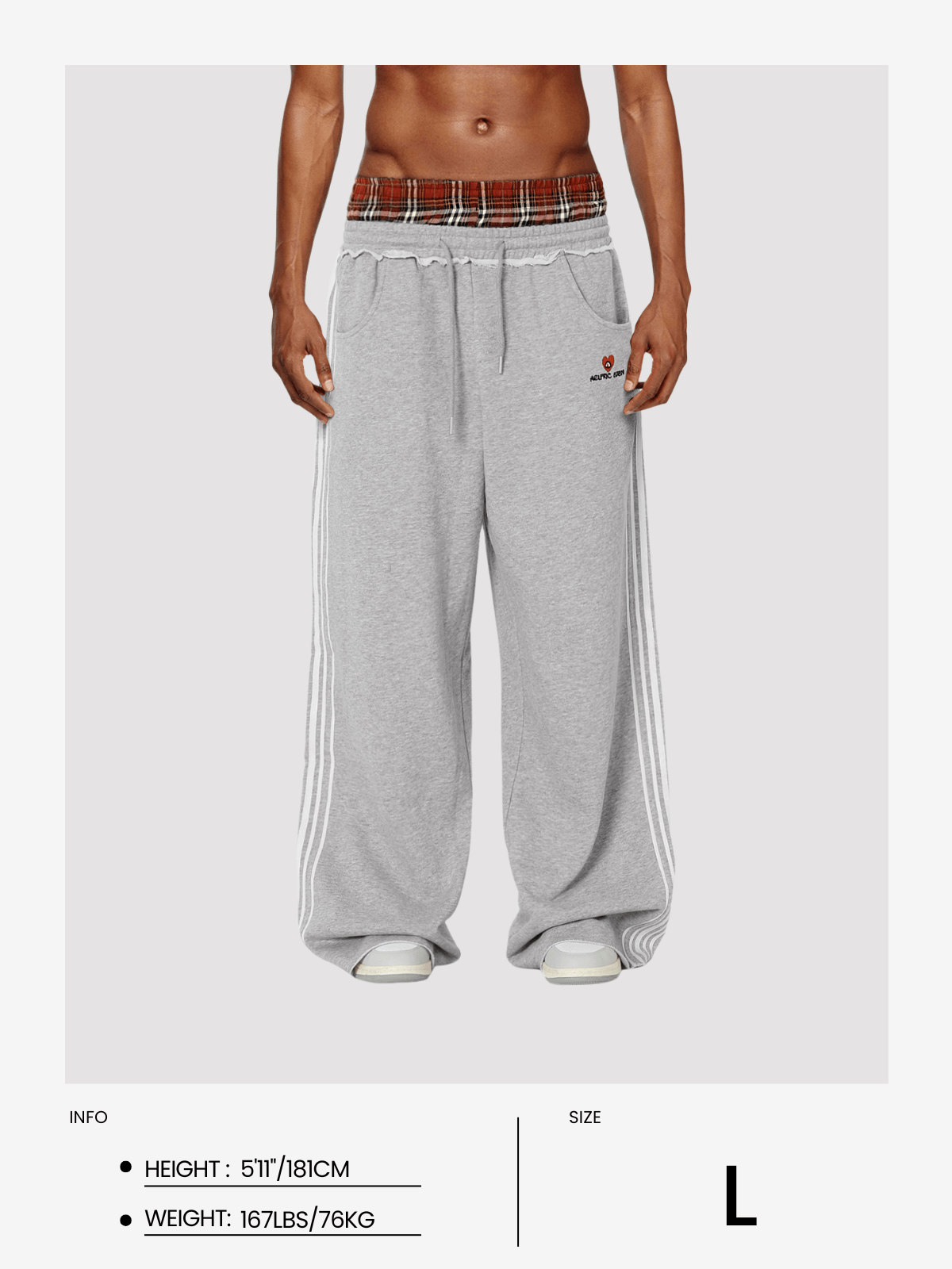 Double Waist Baggy Sweatpants