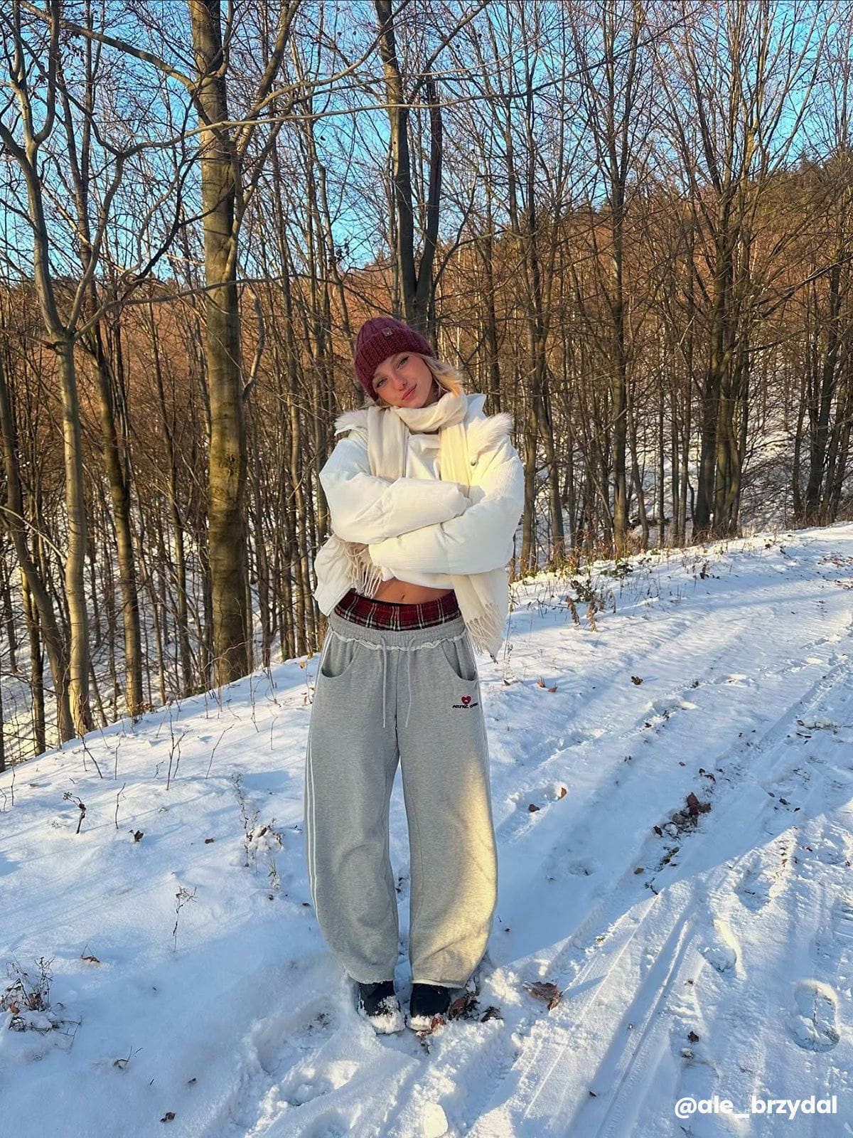Double Waist Baggy Sweatpants