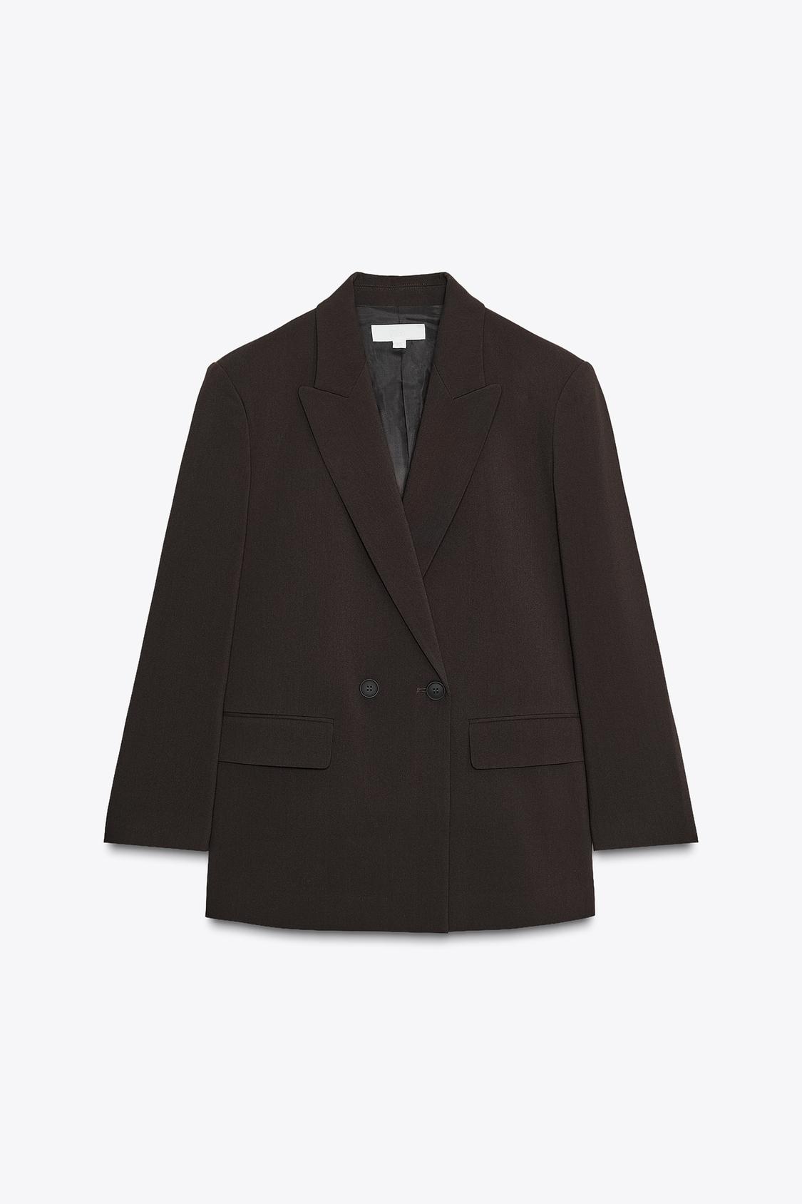 Burgundy Oversized Blazer