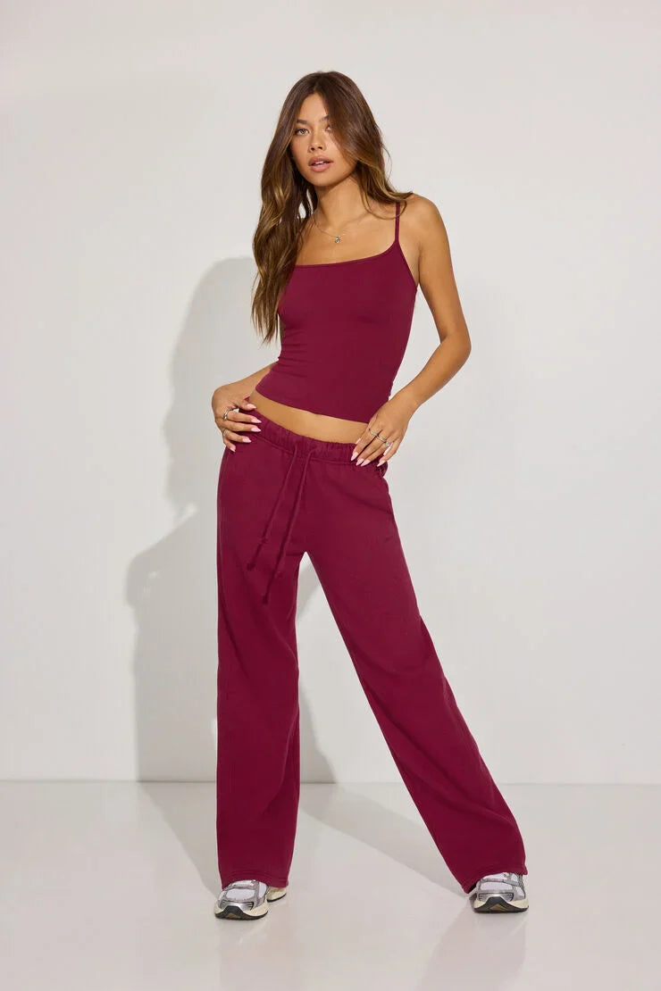 Sour Cherry Top & Sweats Set