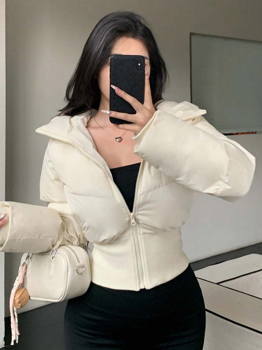 Cropped Puffer Jacket