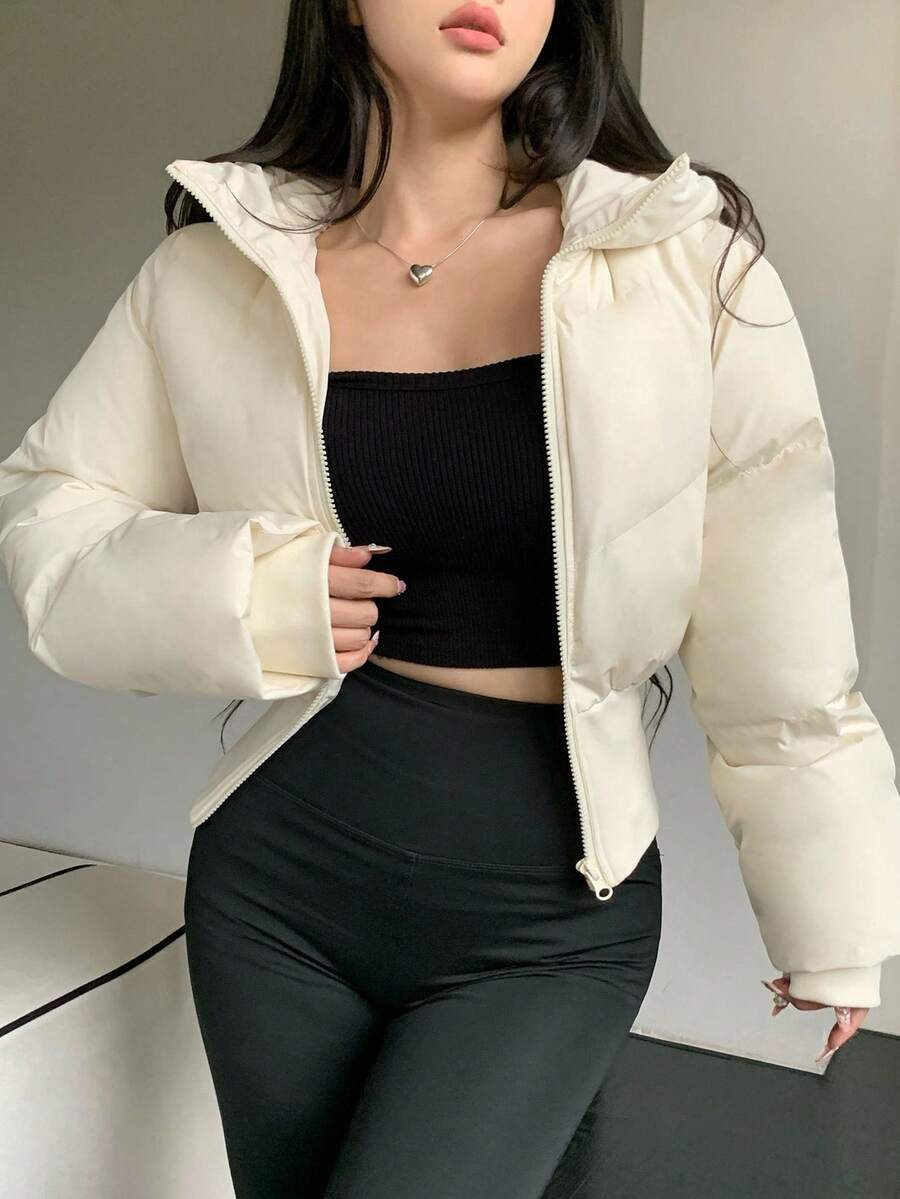 Cropped Puffer Jacket