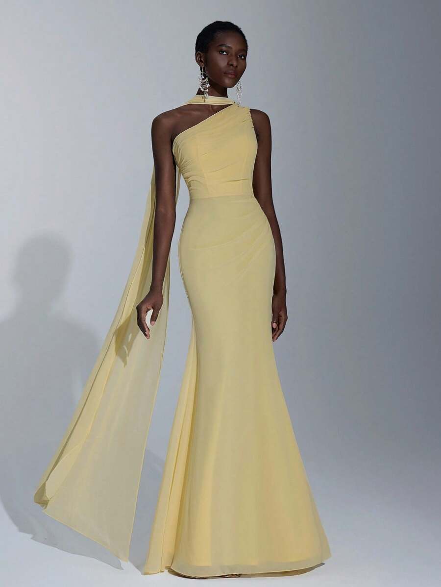 SELENA | ONE-SHOULDER BODYCON DRESS