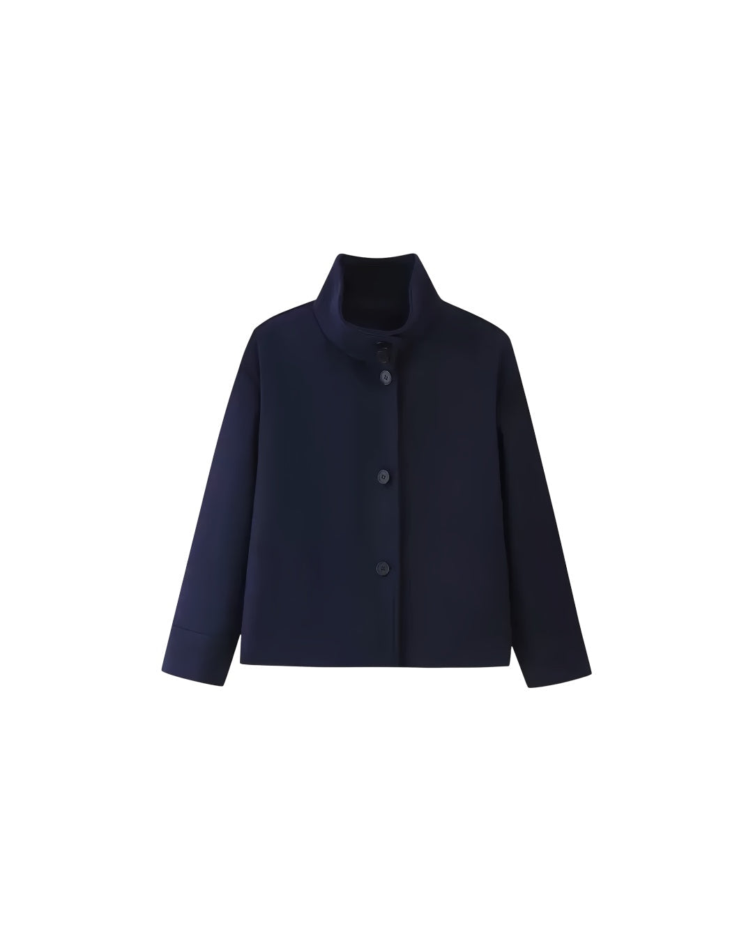 Navy Wool Coat
