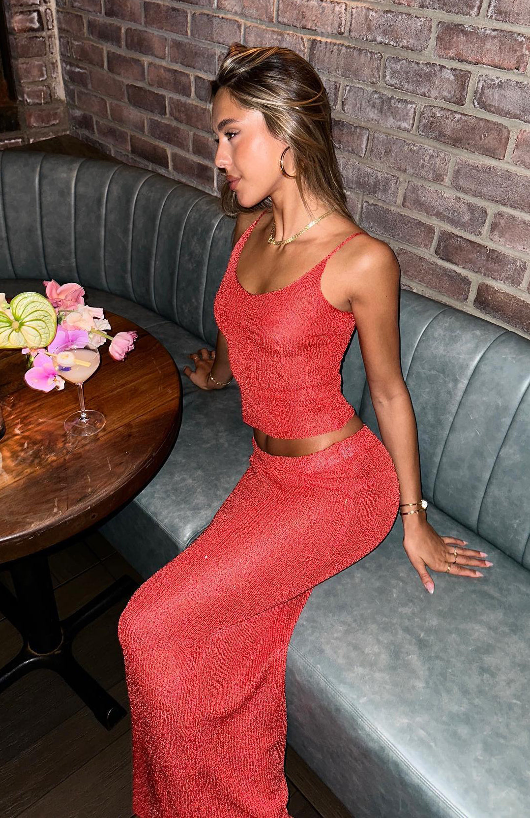 Star Shining Sequin Knit Set